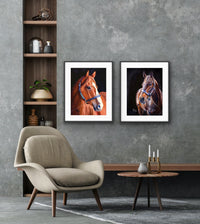 "Justify" Equestrian Art Print