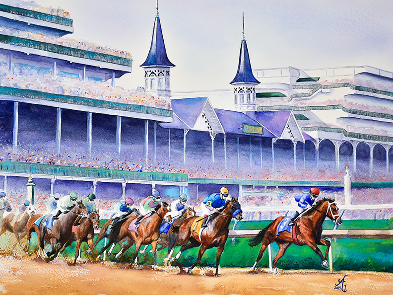 The Kentucky Derby and the Thrilling First Turn