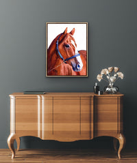 Justify - The Triple Crown Champion with white background