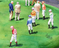 Keeneland Paddock Print