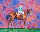 "Regret" first filly Equestrian Art Print