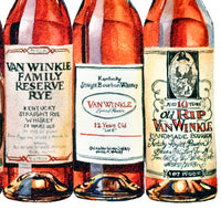 The Pappy Portrait - Old Rip Van Winkle family of bourbon whiskeys