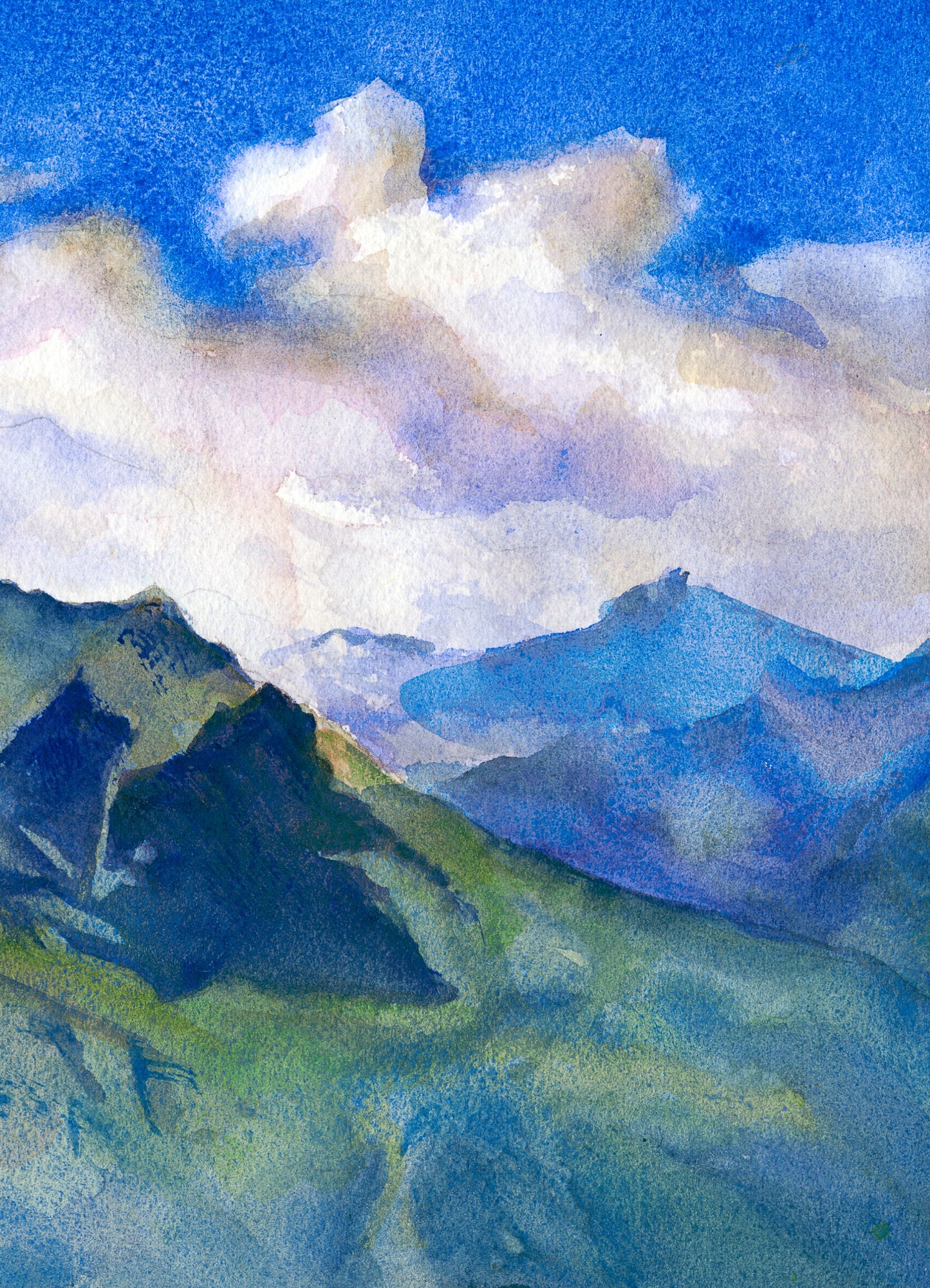 Swiss Alps Art Print